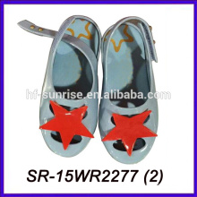 Geléia de pvc estrela estilos miúdos plástico sapato cristal geléia sapatos melissa sapatos